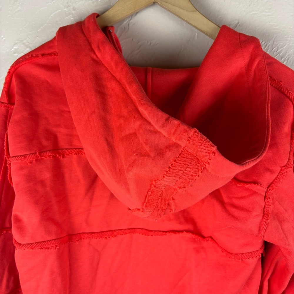 Born Primitive The Stitch Cropped Hoodie Sweatshirt Orange Women’s size small - Picture 10 of 13